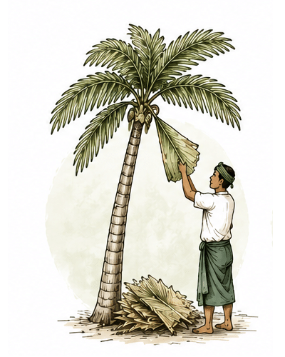 Areca palm leaf plates supplier in madurai | Janar Bio - Welcome 16 process1